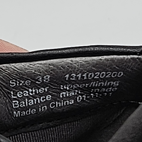 Dansko Riki black leather 2.5" clog loafers size 38 US size 7.5 / 8 - Picture 7 of 16